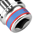 SOQUETE SEXTAVADO 36MM X 3/4 - 633536M - KING TONY - Imagem 3