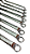 JOGO CHAVE ESTRELA 6 A 22 MM  C/ 8 PCS - GAAT0802 - TOPTUL - Imagem 3