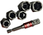 KIT EXTRATOR PARAFUSO E PORCA DE IMPACTO 1/4 E 1/2 E ADAPTADOR 6 PECAS - 96,0006 - ROCAST - Imagem 2