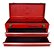 BAU METALICO COM 2 GAVETAS E COM TAMPA SUPERIOR (VERMELHO) - 87A07A-2A - KING TONY - Imagem 1