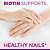 Hair Skin & Nails 2x Biotina 5000mcg 120 Cápsulas - NATURE`S BOUNTY - Imagem 3