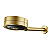 Kit Chuveiro + Porta toalha + Acabamento Ouro Escovado Docol - Imagem 2