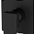 Acabamento LX4012B Monocomando Black Matte - Lexxa - Imagem 2