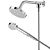 Chuveiro Redondo Eden 150mm com Desviador Cromado Docol - Imagem 1