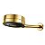 Chuveiro Redondo Dourado Docol Novo Technoshower Ouro Polido - Imagem 1