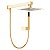 Conjunto Chuveiro Com Ducha Gold LX4107G Lexxa - Imagem 1