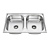 Cuba Dupla Inox de Embutir Linha Premium 780x480x190 - Imagem 1