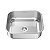 Cuba Para Cozinha Inox N3 40x35x14 Polida Ghelplus - Imagem 1