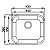 Cuba Para Cozinha Inox N3 40x35x14 Polida Ghelplus - Imagem 4