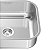 Cuba Para Cozinha Inox N3 40x35x14 Polida Ghelplus - Imagem 3