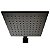 Kit Ducha Quadrada Black Matte 20X20 LX41B e Haste Lexxa - Imagem 3