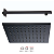 Kit Ducha Quadrada Black Matte 20X20 LX41B e Haste Lexxa - Imagem 6