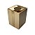 Lixeira Banheiro 5l Woman Red Gold/Dourado Zen Design - Imagem 1