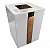 Lixeira De Banheiro 5l Red Gold/ Branco Zen Design - Imagem 1