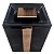 Lixeira De Banheiro 5L Red Gold/Preto - Zen - Imagem 2