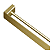 Porta Toalha Duplo De Banho 676mm Ouro Escovado (Docol Flat) - Imagem 2