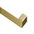 Porta Toalha Rosto 300mm Docol Flat Ouro Escovado - Imagem 2