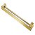Porta Toalha Duplo Docol Flat Ouro Polido Docol - Imagem 1