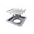 Ralo Linear Square Tampa Oculta 15x15cm - Linear - Imagem 2