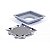 Ralo Linear Square Tampa Oculta 15x15cm - Linear - Imagem 3