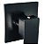 Acabamento Mono. P/ Chuv. Base Docol PF 91 Color Flaunt 1/2'' , Preto Fosco - Perflex - Imagem 2