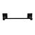 Porta Toalha De Rosto 24cm Inox Preto Square Ducon - Imagem 1