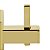 Cabide Inox Ouro Square Ducon - Imagem 3