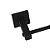 Porta Toalha De Banho 51cm Inox Preto Square Ducon - Imagem 3