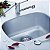 Cuba de Inox N1 460x300x170 C/ Ladrão Alto Brilho - Imagem 4