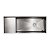 Cuba Inox Retangular De Embutir Com Deck Seco e Acessórios Stages Kohler - Imagem 2