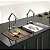 Cuba Inox Retangular De Embutir Com Deck Seco e Acessórios Stages Kohler - Imagem 7
