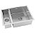 Cuba de Cozinha Inox Quadratino 700X505X200 DeBacco 80400 - Imagem 1