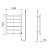 Toalheiro Térmico Square 220V- Docol - Imagem 5
