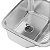 Tanque Embutir Inox 550x450x215mm 30L Acetinado Ghelplus - Imagem 2