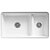 Cuba Dupla De Cozinha Iron Tones Branca Kohler 6625BR-0 - Imagem 1