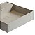 Doka Cuba De Apoio Quadrada Com Mesa Off White Terrazzo DK5050OW - Imagem 3