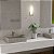 Doka Cuba De Apoio Quadrada Com Mesa Off White Terrazzo DK5050OW - Imagem 4