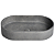 Doka Cuba de Apoio Oval Dark Concrete - DK5041DC - Imagem 2