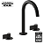 Misturador Kohler Black Matte Lavatório Bica Tube Lever - Imagem 2