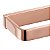Doka Toalheiro Retangular Rainbow Rose Gold DK5027RG - Imagem 2