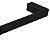 Doka Toalheiro Simples Rivvo Matt Black DK5058MB - Imagem 2