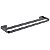 Doka Toalheiro de Parede Duplo Rainbow Gunmetal DK5023GM - Imagem 1