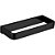 Doka Toalheiro Retangular Rainbow Matt Black DK5027MB - Imagem 1