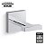 Kohler Cabide de Parede Cromado Square 23290BR-CP - Imagem 2