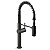 Kohler Crue Monocomando Gourmet Semi Profissional Black Matte - Imagem 1