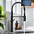 Kohler Crue Monocomando Gourmet Semi Profissional Black Matte - Imagem 5