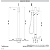Doka Misturador de Piso para Banheira com Ducha Manual Rainbow Brushed Rose Gold DK5017BRG - Imagem 4