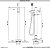 Doka Misturador de Piso para Banheira com Ducha Manual Rainbow Gold DK5017GO - Imagem 4