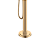 Doka Misturador de Piso para Banheira com Ducha Manual Rainbow Gold DK5017GO - Imagem 3