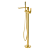 Doka Misturador de Piso para Banheira com Ducha Manual Rainbow Brushed Gold DK5017BG - Imagem 1